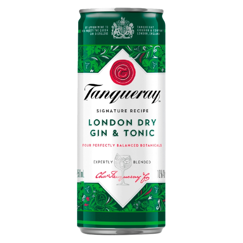 Tanqueray London Dry Gin & Tonic 0,25l